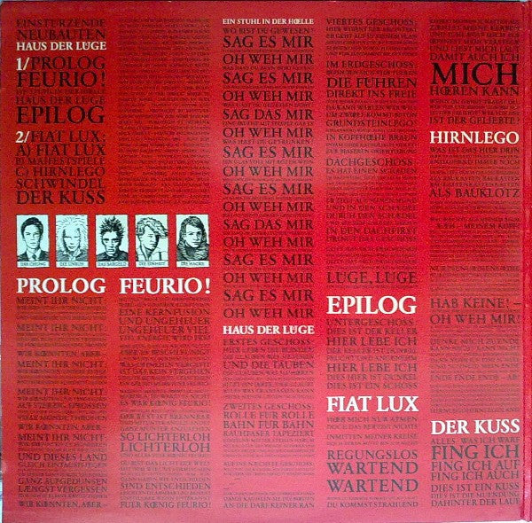 Einstürzende Neubauten : Haus Der Luege (LP, Album)