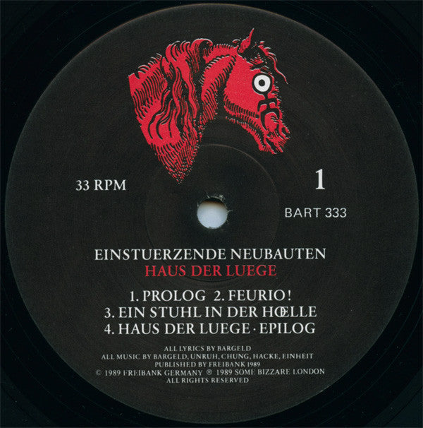 Einstürzende Neubauten : Haus Der Luege (LP, Album)