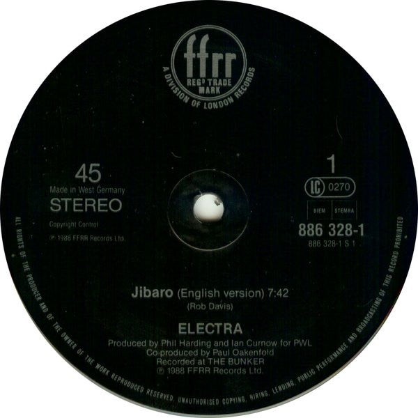 Electra : Jibaro (12", Maxi)