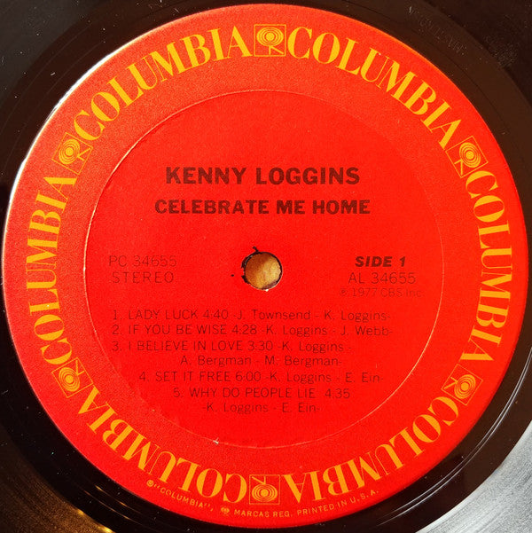 Kenny Loggins : Celebrate Me Home (LP, Album, Ter)