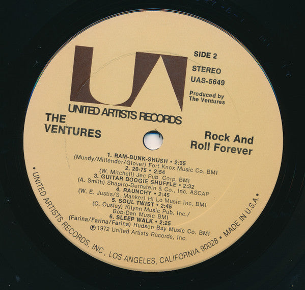 The Ventures : Rock And Roll Forever (LP, Album, Ter)