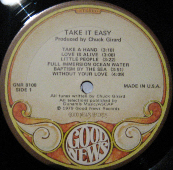 Chuck Girard : Take It Easy (LP, Album)