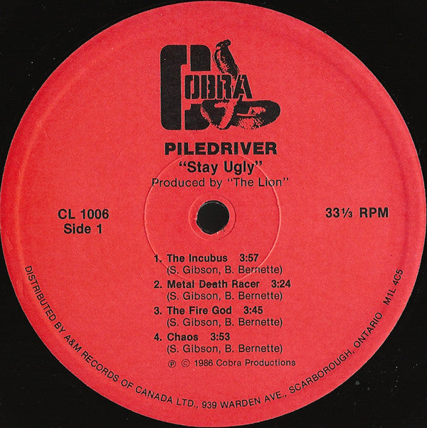 Piledriver (2) : Stay Ugly (LP, Album)