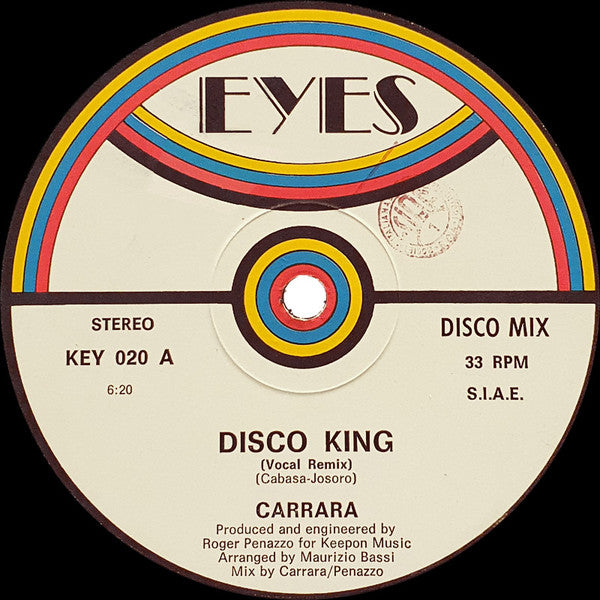 Carrara : Disco King (Vocal Remix) (12")
