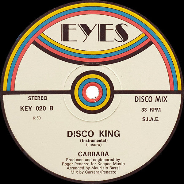 Carrara : Disco King (Vocal Remix) (12")