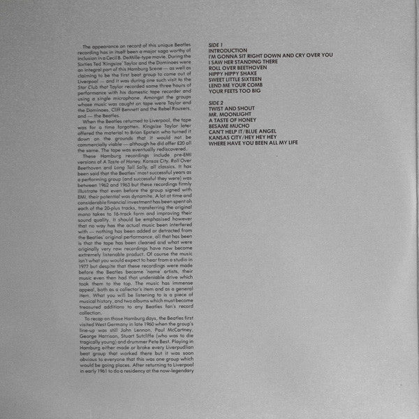 The Beatles : Historic Sessions (2xLP)