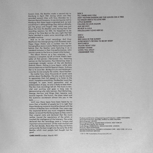 The Beatles : Historic Sessions (2xLP)