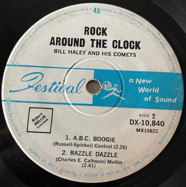 Bill Haley And His Comets : Rock Around The Clock (7", EP, Whi)