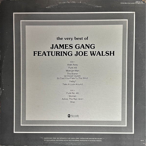 James Gang Featuring  Joe Walsh : Golden Era Of Pop (LP, Comp)