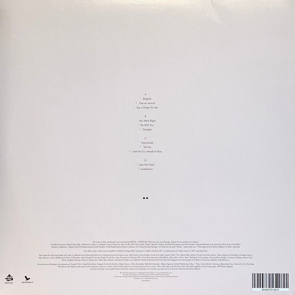 Rüfüs Du Sol* : Bloom (LP, Pin + LP, Whi + Album, Ltd, RE, RP)
