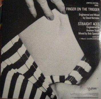 The Angels : Finger On The Trigger (7", Single, Ltd)