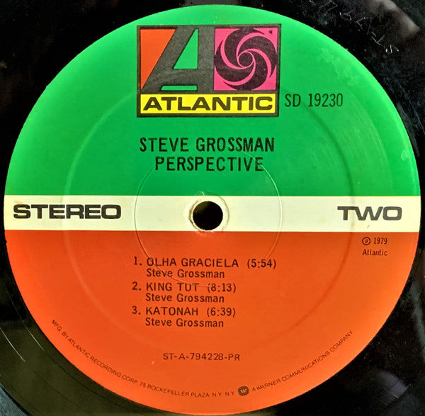 Steve Grossman : Perspective (LP, Album, PR )