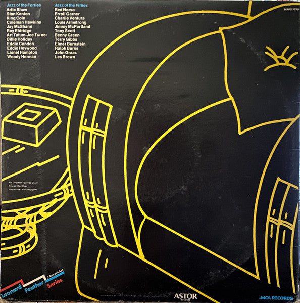 Various : Encyclopedia Of Jazz On Records - Vol. 3 The Forties / Vol. 4 The Fifties (2xLP, Comp, Gat)