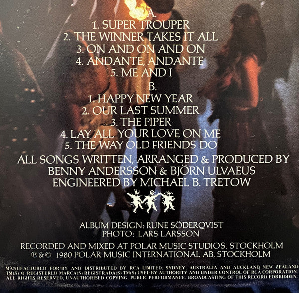 ABBA : Super Trouper (LP, Album, RCA)