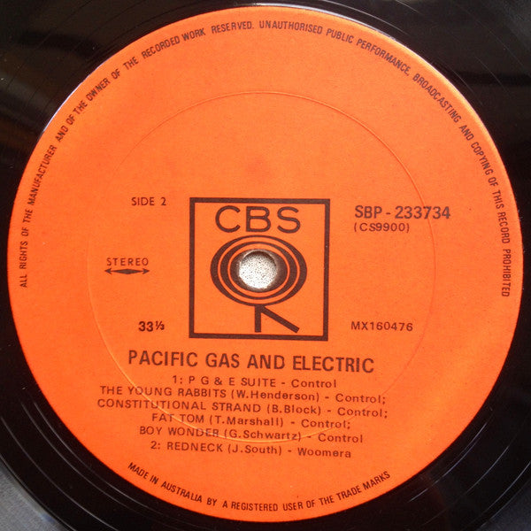 Pacific Gas & Electric : Pacific Gas And Electric (LP, Album)