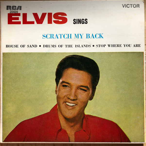 Elvis Presley : Elvis Sings Scratch My Back (7&quot;, EP, RE)