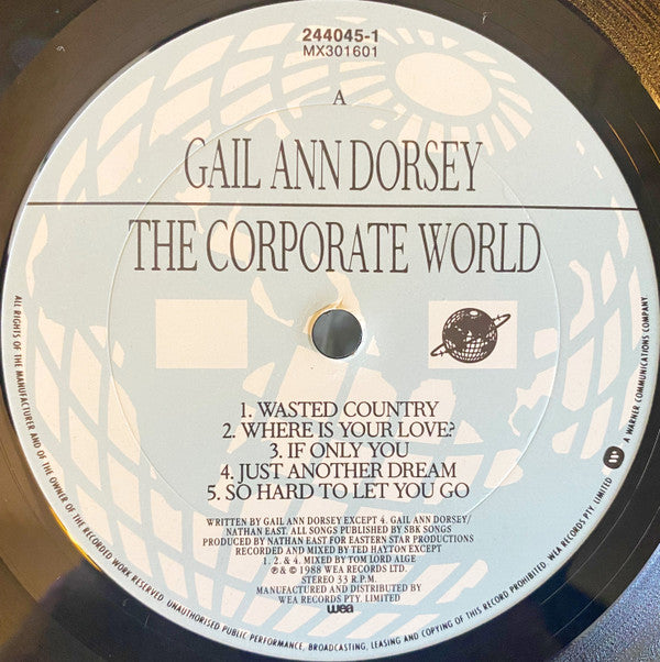 Gail Ann Dorsey : The Corporate World (LP, Album)