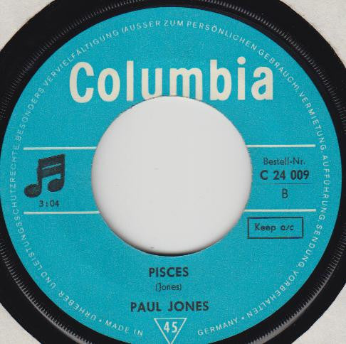 Paul Jones : Aquarius / Pisces (7", Single)