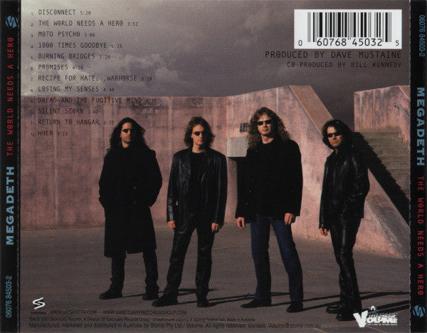 Megadeth : The World Needs A Hero (CD, Album)