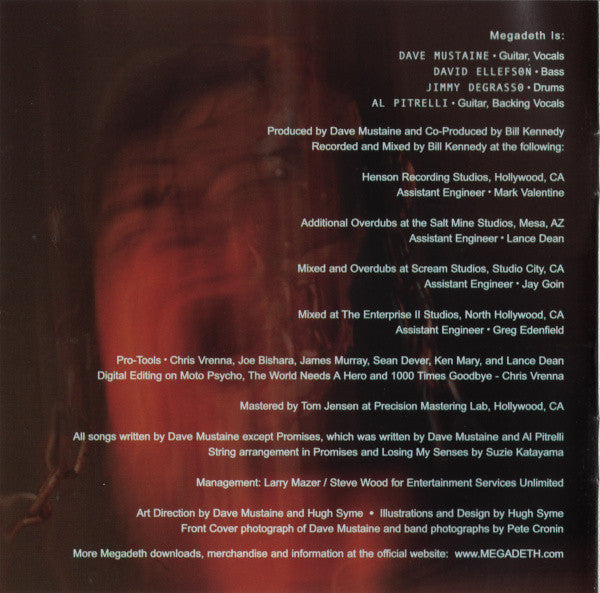 Megadeth : The World Needs A Hero (CD, Album)