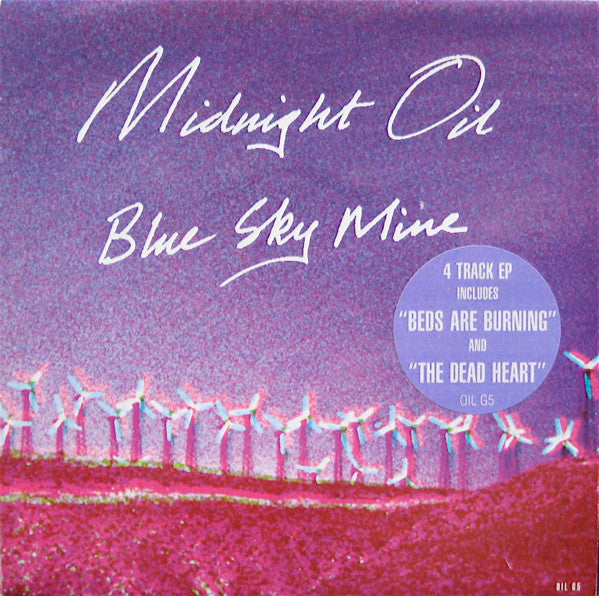 Midnight Oil : Blue Sky Mine (7", EP)