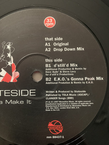 Stateside : Gonna Make It (12", Single)