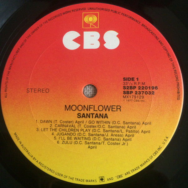 Santana : Moonflower (2xLP, Album)