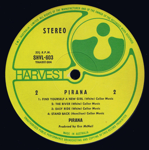 Pirana (2) : Pirana (LP, Album)