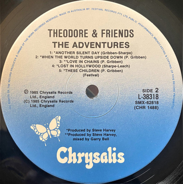 The Adventures : Theodore And Friends (LP, Album)