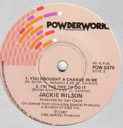 Jackie Wilson : Reet Petit (The Sweetest Girl In Town) (7", Single)