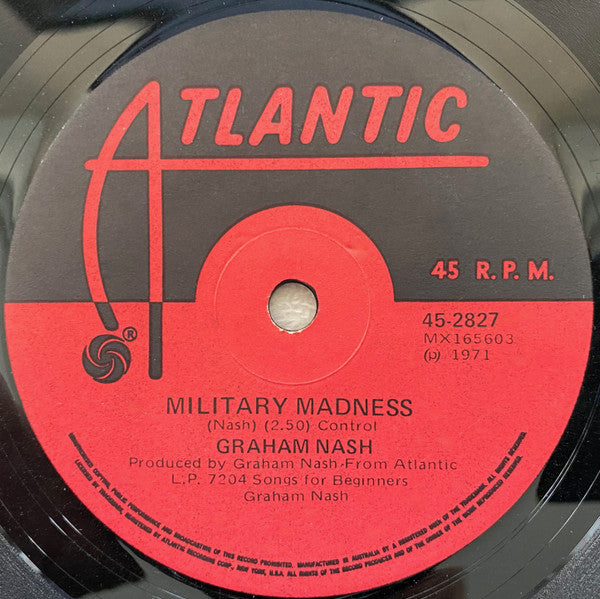 Graham Nash : Military Madness (7&quot;)