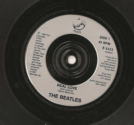 The Beatles : Real Love (7", Single)