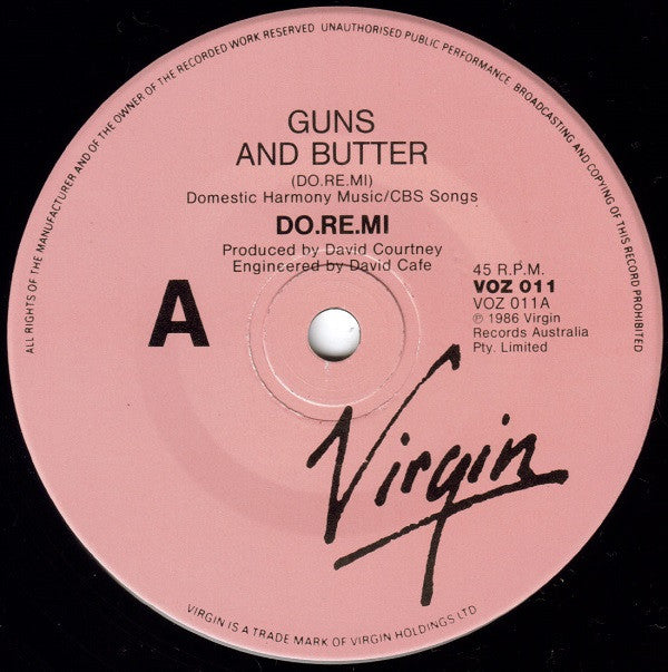 Do-Ré-Mi : Guns & Butter (7", Single)