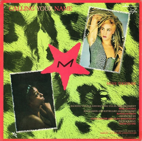 Marilyn : Calling Your Name (12", Ltd)