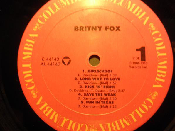 Britny Fox : Britny Fox (LP, Album)