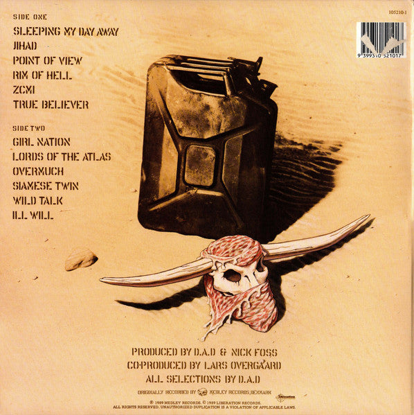 D-A-D : No Fuel Left For The Pilgrims (LP, Album)