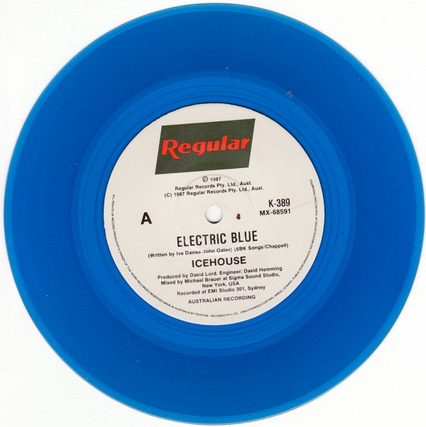 Icehouse : Electric Blue (7&quot;, Single, Blu)