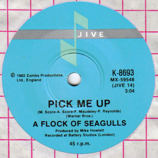 A Flock Of Seagulls : I Ran (7", Single)