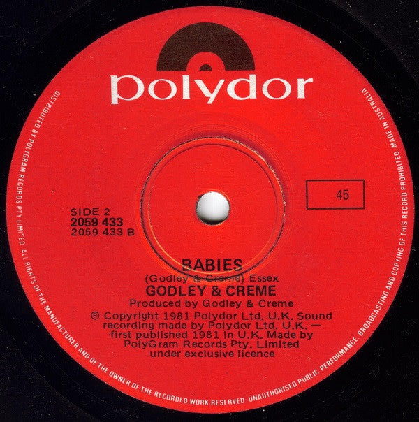 Godley & Creme : Wedding Bells (7", Single)