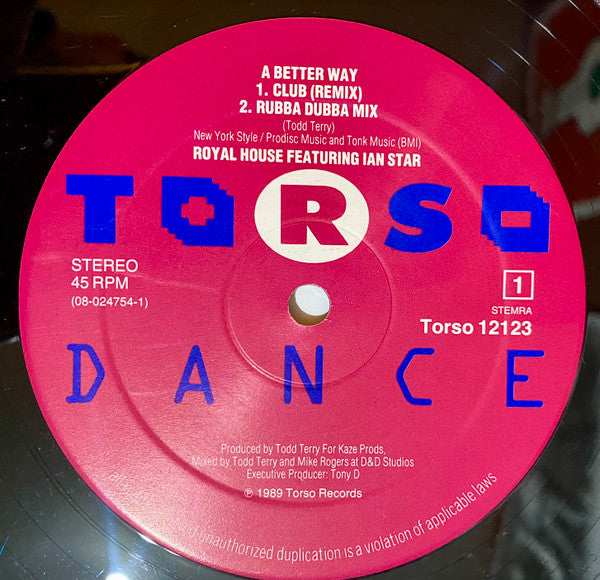Royal House : A Better Way (12")