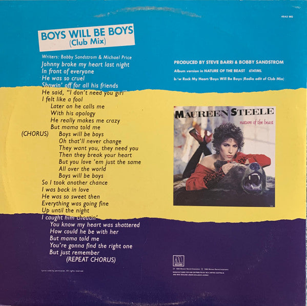 Maureen Steele : Boys Will Be Boys (12", Single)