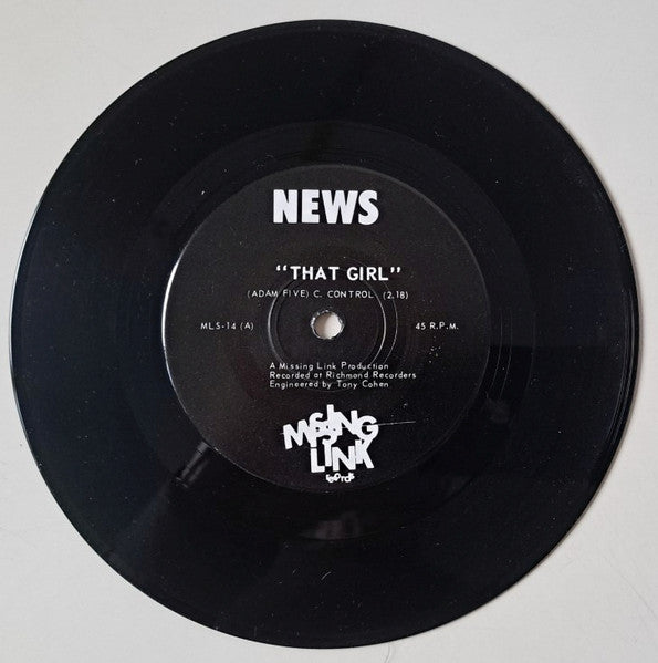 News (4) : That Girl (7", Single)