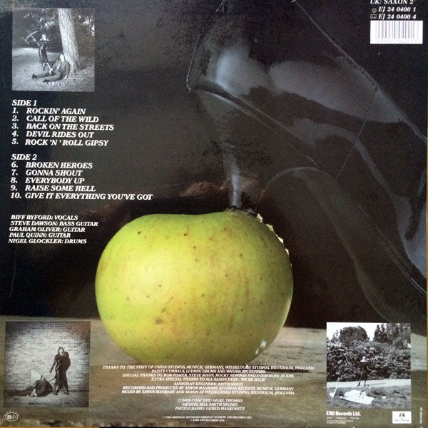 Saxon : Innocence Is No Excuse (LP, Album)