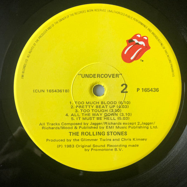 The Rolling Stones : Undercover (LP, Album)