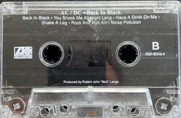 AC/DC : Back In Black (Cass, Album)