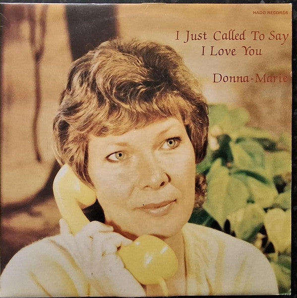 Donna-Marie (4) : I Just Called To Say I Love You (Cass, Album)