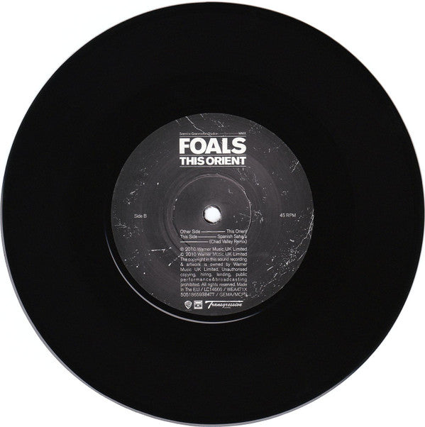 Foals : This Orient (7", Single, 2/2)