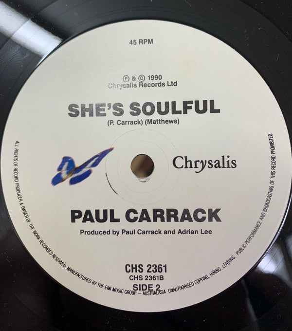 Paul Carrack : Battlefield (7", Single)