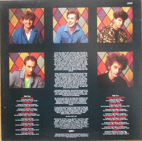 Split Enz : The Best Of: History Never Repeats (LP, Comp)