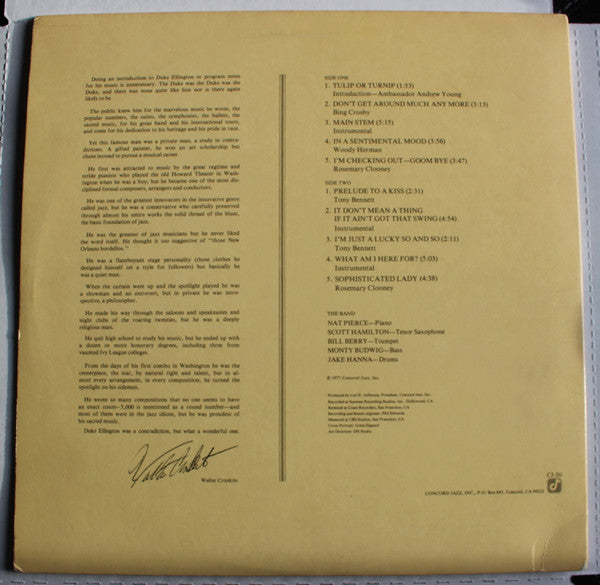 Bing Crosby • Tony Bennett • Rosemary Clooney • Woody Herman : A Tribute To Duke (LP, Album, Promo, Gat)